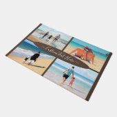 Aangepaste foto's voor collage en tekstkleur Doorm Deurmat (Schuin)