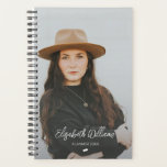 Aangepaste foto's voor hedendaagse fotoPlanner Planner<br><div class="desc">Moderne en elegante vormgeving met gedrukte contemhedendaagse,  aangepaste fotoplanner die kan worden aangepast met jouw tekst. Klik op de knop "Aanpassen" en gebruik onze ontwerptool om deze sjabloon te wijzigen. Bekijk de grafische kunstontwerpopslag voor andere producten die bij dit ontwerp passen!</div>