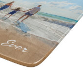 Aangepaste foto's voor je beste familie ooit snijplank (Hoek)