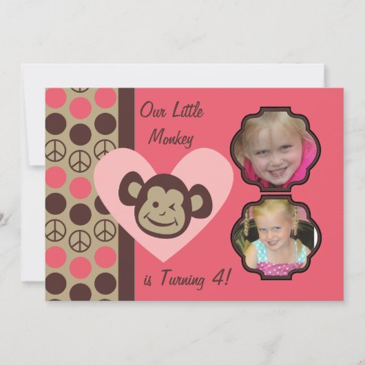 Aangepaste foto's voor meisjes Vredesmaandag Uitno Kaart (Voorkant)