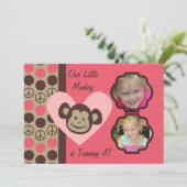 Aangepaste foto's voor meisjes Vredesmaandag Uitno Kaart (Staand voorkant)