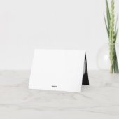 Aangepaste foto's voor Mod Gray Wedding Handletter Bedankkaart (Achterkant)