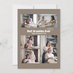 Aangepaste foto's voor oma kerstkaart