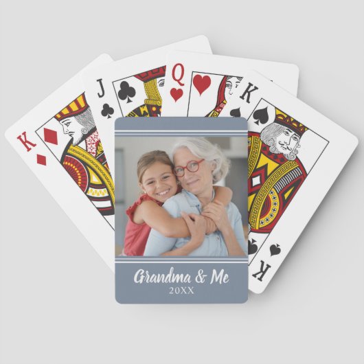 Aangepaste Fotoscript Speelkaarten (Achterkant)