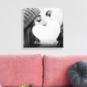 Aangepaste fotoscriptnaam canvas afdruk (Insitu (Woonkamer))