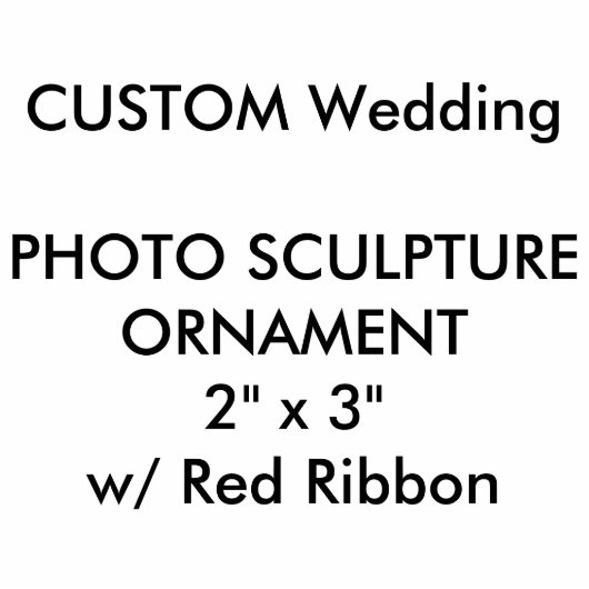 Aangepaste fotosculptuur kantelen 2 x 3 inch fotobeeldje ornament (Voorkant)