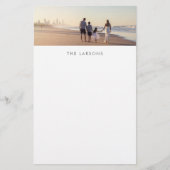 Aangepaste fotoserie en monogram briefpapier (Voorkant)