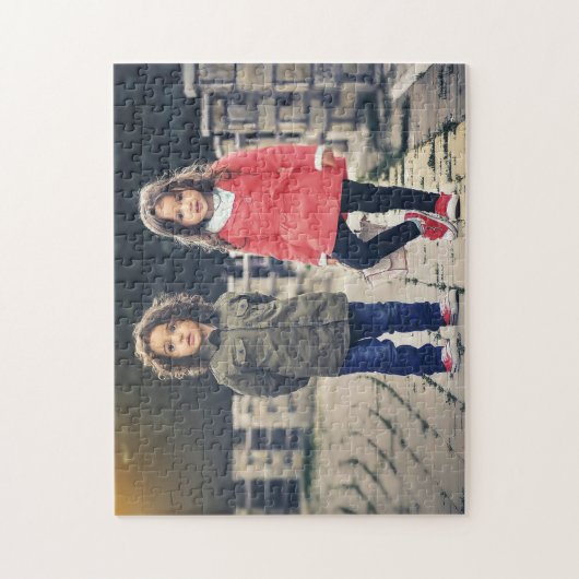 Aangepaste fotoserie legpuzzel (Verticaal)