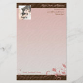 Aangepaste fotoserie, roze zwijn briefpapier (Voorkant)