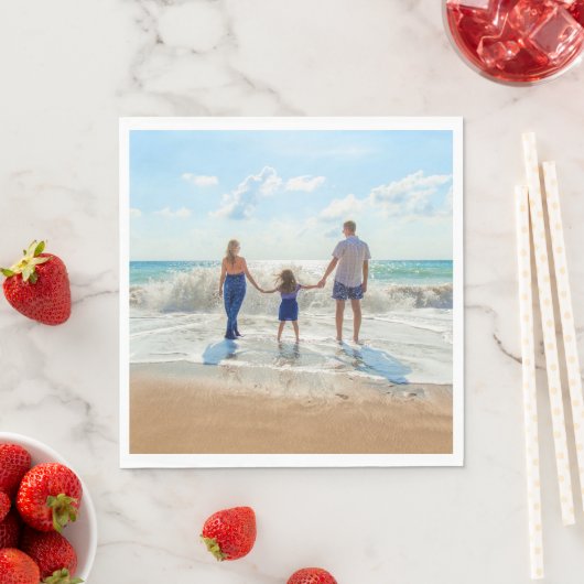 Aangepaste fotoservetten met uw favoriete foto's servet (Insitu)