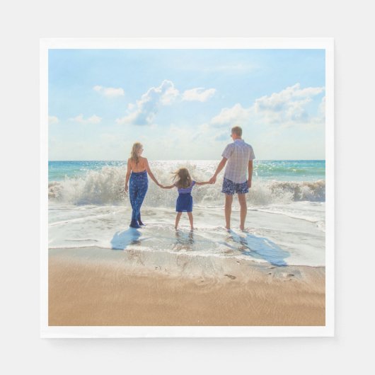 Aangepaste fotoservetten met uw favoriete foto's servet (Voorkant)