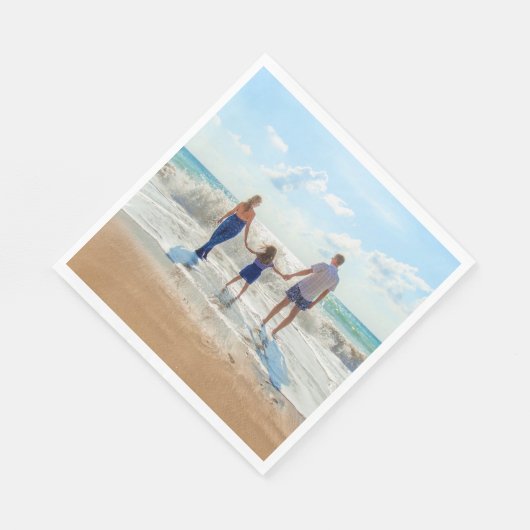 Aangepaste fotoservetten met uw favoriete foto's servet (Hoek)