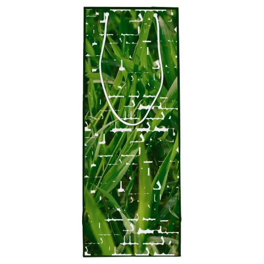 Aangepaste fotoservice Hartelijk dank! Wijn Cadeautas (Achterkant)