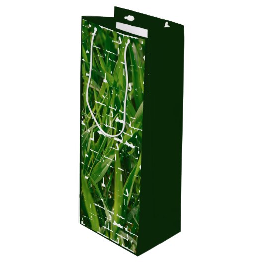 Aangepaste fotoservice Hartelijk dank! Wijn Cadeautas (Voorkant Gekanteld)