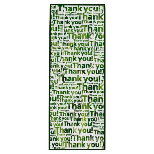 Aangepaste fotoservice Hartelijk dank! Wijn Cadeautas (Voorkant)