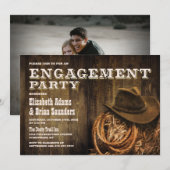 Aangepaste fotosessie voor Westerne service op bas Kaart (Voorkant / Achterkant)