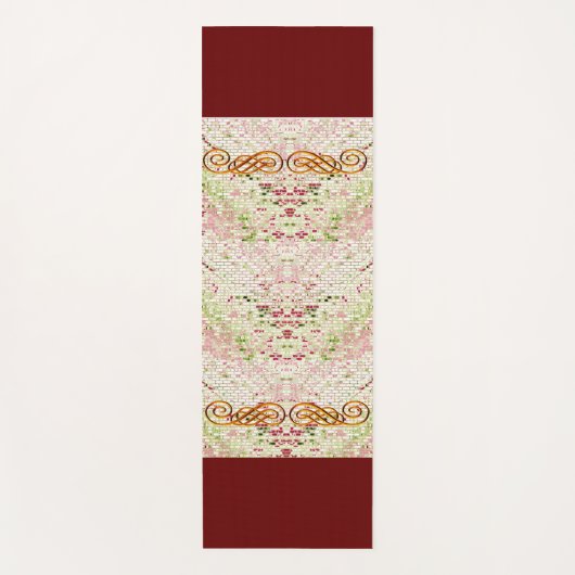 Aangepaste fotosimulatie denkwijze Yoga Mat (Voorkant)