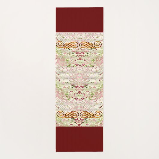 Aangepaste fotosimulatie denkwijze Yoga Mat (Achterkant)