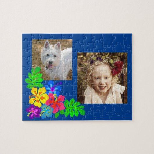 Aangepaste fotosjablonen Kinder Legpuzzel (Horizontaal)