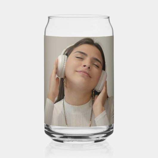 Aangepaste Fotosjabloon Blikvorm Glas (Voorkant)
