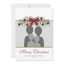 Aangepaste fotosjabloon met kerstgrond