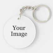 Aangepaste Fotosleutelhanger Sleutelhanger (Achterkant)