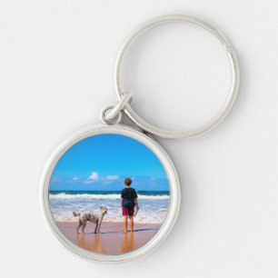 Aangepaste Fotosleutelhanger Uw foto's met huisdie Sleutelhanger