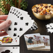 Aangepaste fotospeelkaarten - vier leuke evenement pokerkaarten (Insitu)