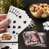 Aangepaste fotospeelkaarten voor vaders dag pokerkaarten (Insitu)