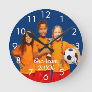 Aangepaste fotosportploeg ronde klok