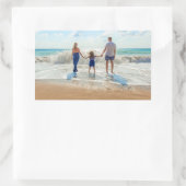 Aangepaste fotosticker met je favoriete foto's rechthoekige sticker (Tas)