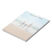 Aangepaste fotostrandvakantie notitieblok (Linkerzijde)