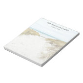 Aangepaste fotostrandvakantie notitieblok (Linkerzijde)