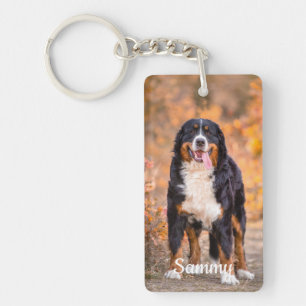 Aangepaste fotosympathie - Pet Loss - Pet Memorial Sleutelhanger