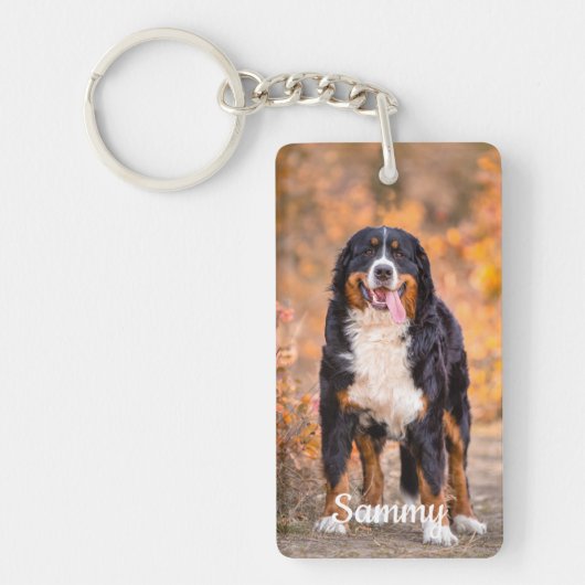 Aangepaste fotosympathie - Pet Loss - Pet Memorial Sleutelhanger (Voorkant)