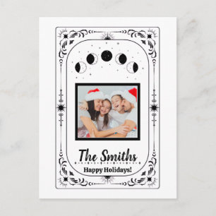 Aangepaste fototarot Moderne familie Nieuwe huisdi Feestdagenkaart