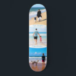 Aangepaste fototekenskateboard voor tekst collage  persoonlijk skateboard<br><div class="desc">Aangepaste Fotocollage Familie Liefde Gepersonaliseerde Tekst - Moeder / Vader / Kind / Ouders / Paar - Moderne aangepaste foto's Uniek Uw eigen ontwerp - Speciale familie / vrienden of persoonlijke skateboard / cadeau - Voeg uw foto's en tekst - Naam / favoriete achtergrond - Elementen en tekstkleuren / lettertype!...</div>