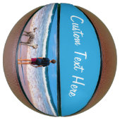 Aangepaste fototekst Basketball Uw ontwerp met hui Basketbal (Verticaal)