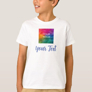 Aangepaste fototekst Calligraphed Script Kinder Bo T-shirt