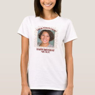 Aangepaste fototekst   Creëer Uw eigen 50e verjaa T-shirt