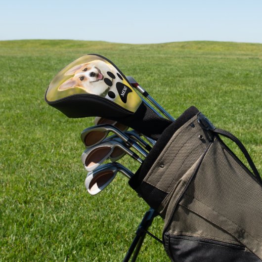 Aangepaste fototekst Creëer Uw eigen gepersonalise Golfheadcover (Insitu)
