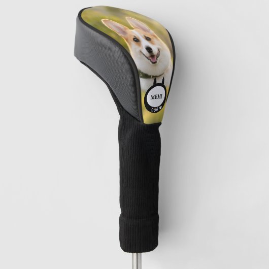 Aangepaste fototekst Creëer Uw eigen gepersonalise Golfheadcover (Schuin)