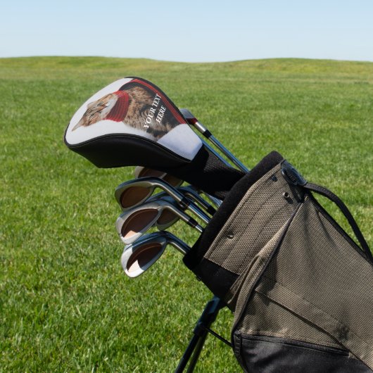 Aangepaste fototekst Creëer Uw eigen gepersonalise Golfheadcover (Insitu)