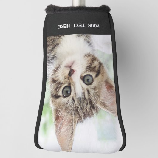 Aangepaste fototekst Creëer Uw eigen persoonlijke  Golfheadcover (Draai 90)