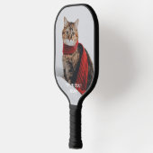 Aangepaste fototekst Creëer Uw eigen persoonlijke  Pickleball Paddle (Links)