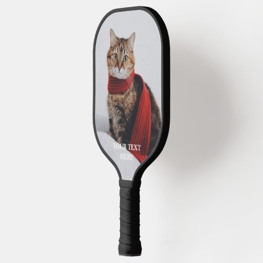 Aangepaste fototekst Creëer Uw eigen persoonlijke  Pickleball Paddle (Links)