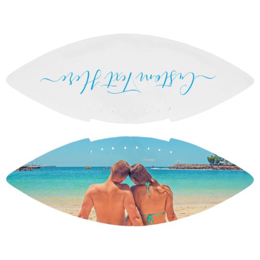 Aangepaste fototekst Football Liefde foto's Gift (Panelen)