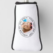 Aangepaste fototekst golfheadcover (Draai 90)
