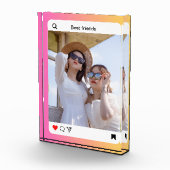 Aangepaste fototekst Instagram Block Deco Fotoblokken (Rechts)