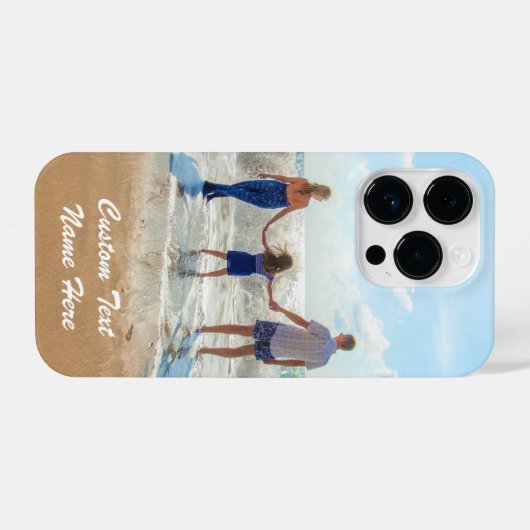 Aangepaste fototekst iPhone Case Uw foto's Gift Hoesje (Achterkant horizontaal)